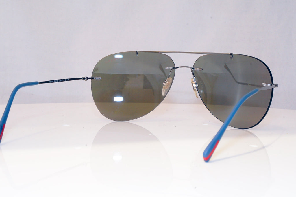 PRADA Mens Mirror Designer Sunglasses Silver Aviator SPS 50P 5AV-2E2 17045