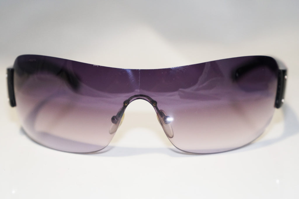 PRADA Mens Designer Sunglasses Black Shield SPS 07F 1AB-5D1 14694