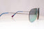 PRADA Mens Mirror Designer Sunglasses Silver Aviator SPS 50P 5AV-2E2 17045