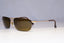 RAY-BAN Mens Vintage 1990 Designer Sunglasses Gold Rectangle RB 3156 00173 21006