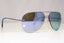 BUGATTI Mens Vintage 1990 Designer Sunglasses Gold Aviator 456 102 17043