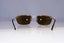 RAY-BAN Mens Vintage 1990 Designer Sunglasses Gold Rectangle RB 3156 00173 21006
