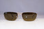 RAY-BAN Mens Vintage 1990 Designer Sunglasses Gold Rectangle RB 3156 00173 21006