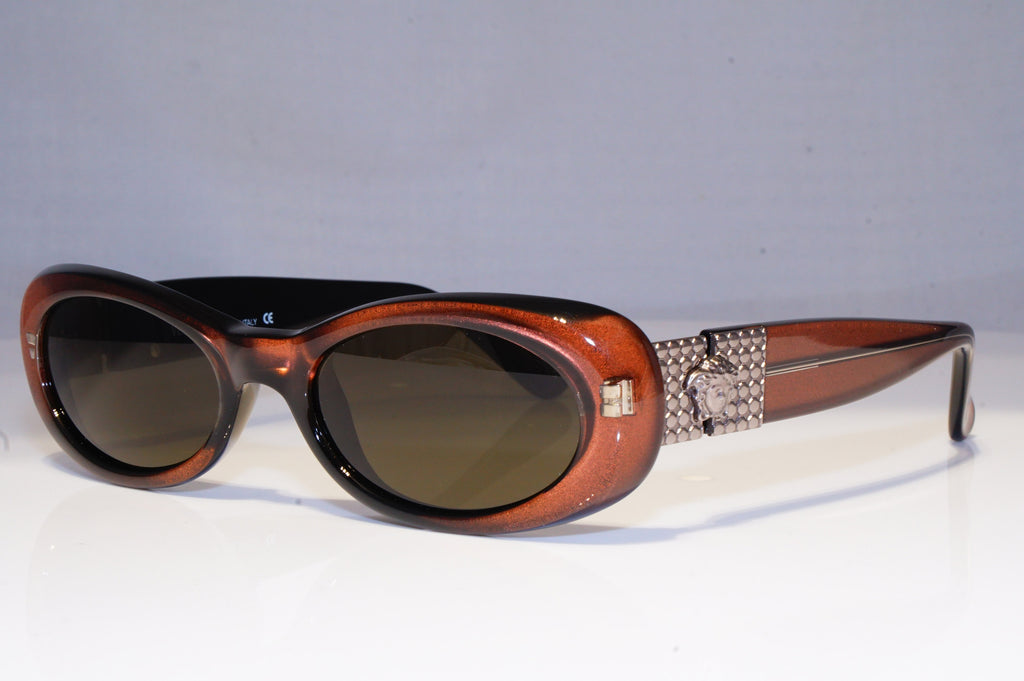 GIANNI VERSACE Mens Vintage 1990 Designer Sunglasses Brown 248/M 341 19445 NOS