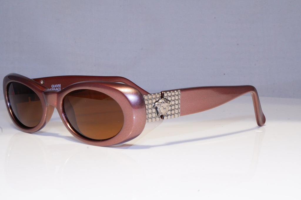 GIANNI VERSACE Mens Vintage 1990 Designer Sunglasses Brown 248/M 341 19445 NOS