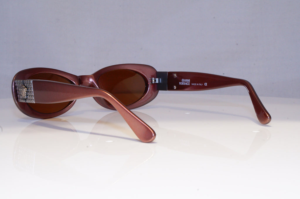 GIANNI VERSACE Mens Vintage 1990 Designer Sunglasses Brown 248/M 341 19445 NOS