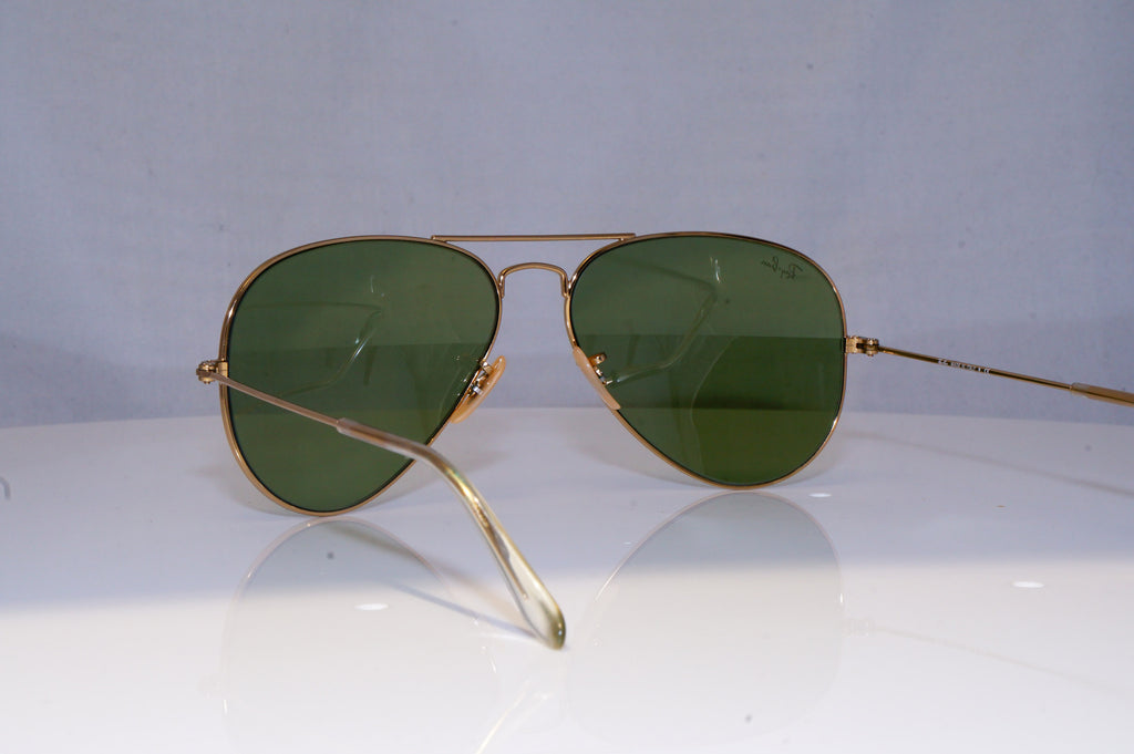 RAY-BAN Mens Designer Sunglasses Gold Aviator RB 3025 001/14 18406