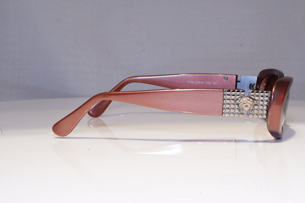 GIANNI VERSACE Mens Vintage 1990 Designer Sunglasses Brown 248/M 341 19445 NOS