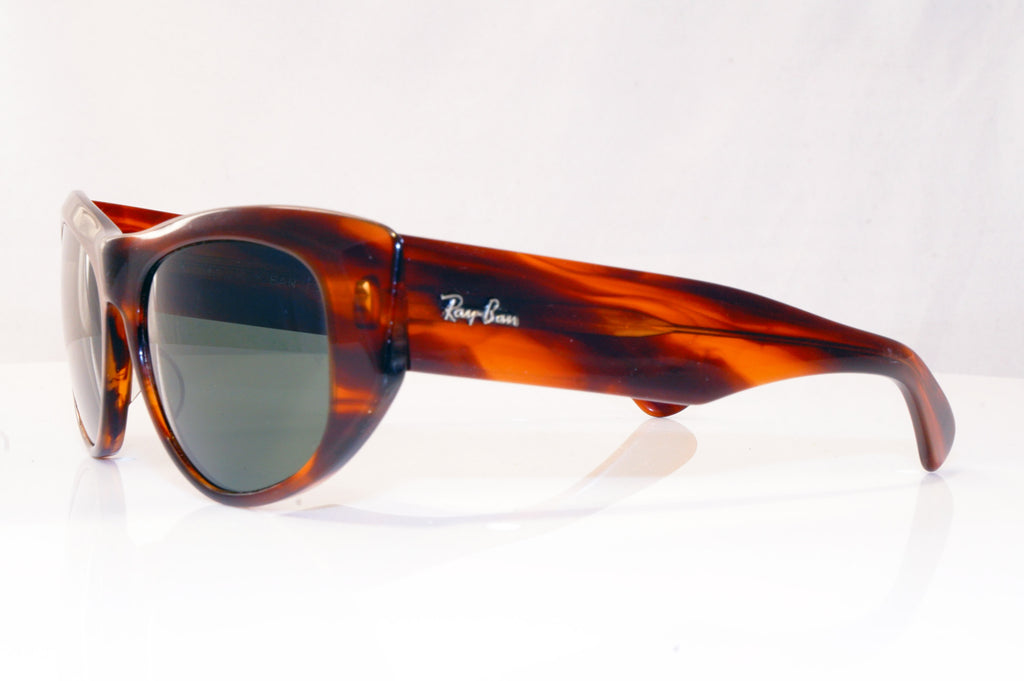 RAY-BAN Mens Unisex Vintage 1990 Designer Sunglasses Brown Rectangle DEKKO 17060