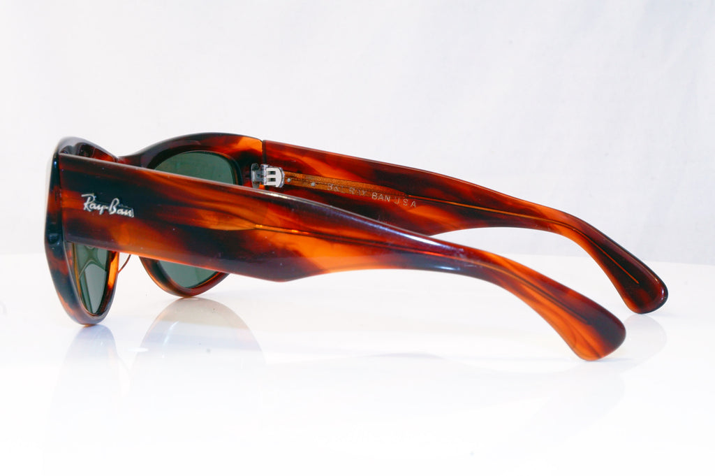 RAY-BAN Mens Unisex Vintage 1990 Designer Sunglasses Brown Rectangle DEKKO 17060