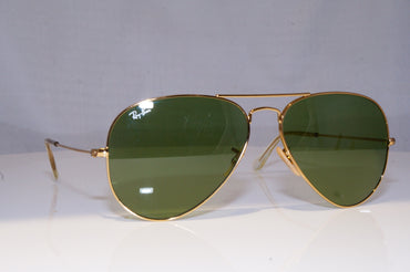RAY-BAN Mens Designer Sunglasses Gold Aviator RB 3025 001/14 18406