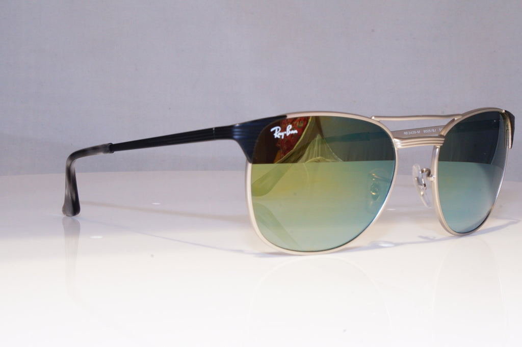RAY-BAN Mens Mirror Designer Sunglasses Black SIGNET RB 3429 9025/9J 21013