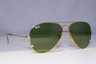 RAY-BAN Mens Designer Sunglasses Gold Aviator RB 3025 001/14 18406
