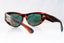 RAY-BAN Mens Unisex Vintage 1990 Designer Sunglasses Brown Rectangle DEKKO 17060
