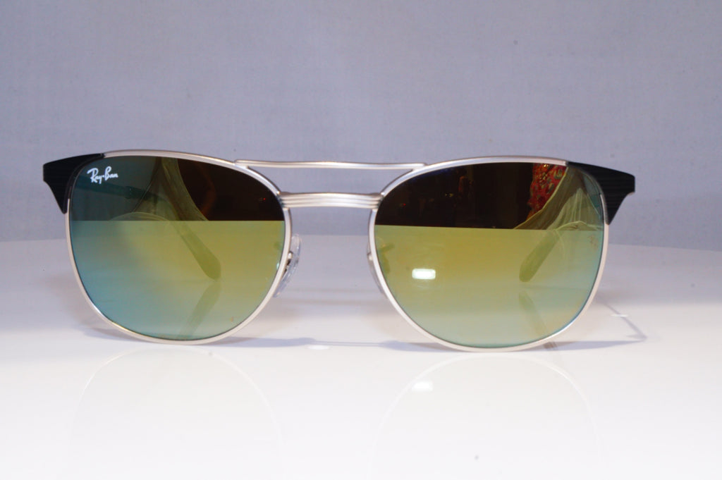 RAY-BAN Mens Mirror Designer Sunglasses Black SIGNET RB 3429 9025/9J 21013