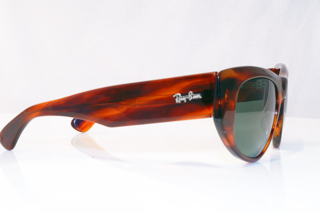 RAY-BAN Mens Unisex Vintage 1990 Designer Sunglasses Brown Rectangle DEKKO 17060