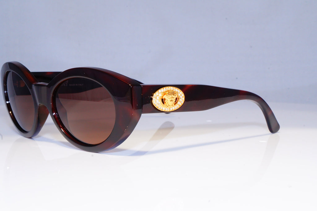 GIANNI VERSACE Diamante Vintage 1990 Designer Sunglasses Brown 480/H 900 20013