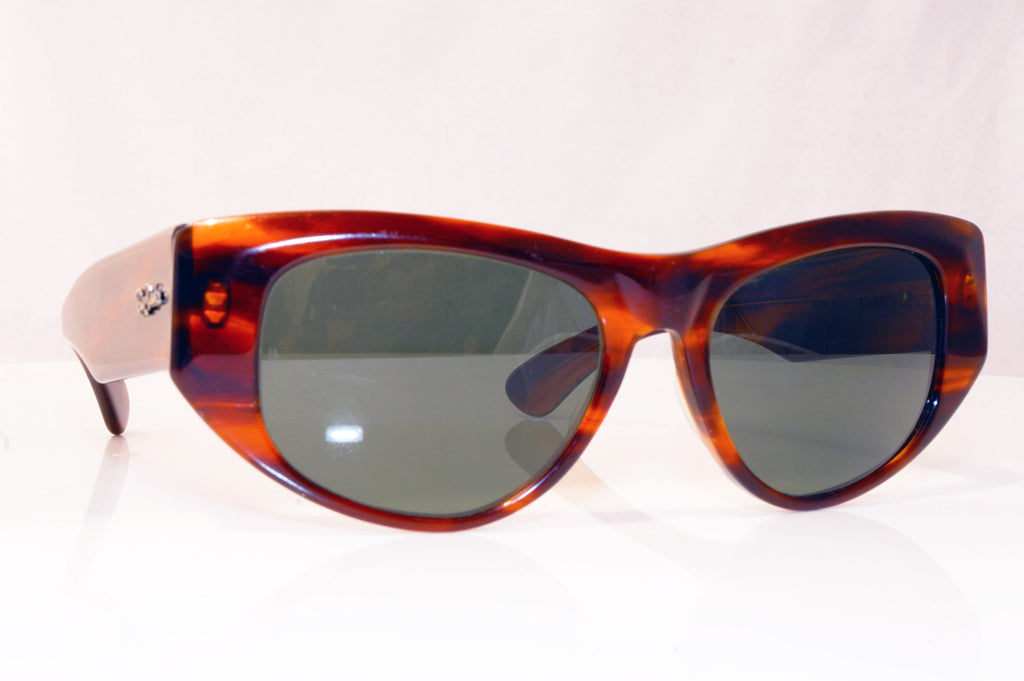 RAY-BAN Mens Unisex Vintage 1990 Designer Sunglasses Brown Rectangle DEKKO 17060