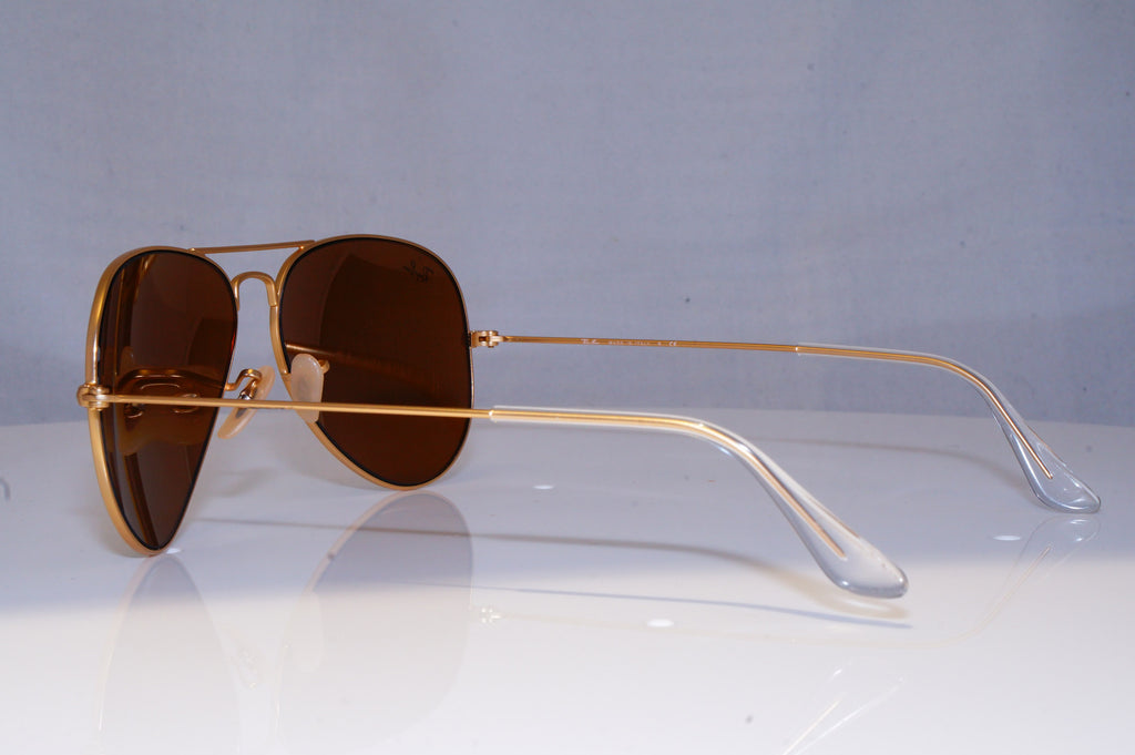 RAY-BAN Mens Mirror Designer Sunglasses Gold Aviator RB 3025 112/93 18418