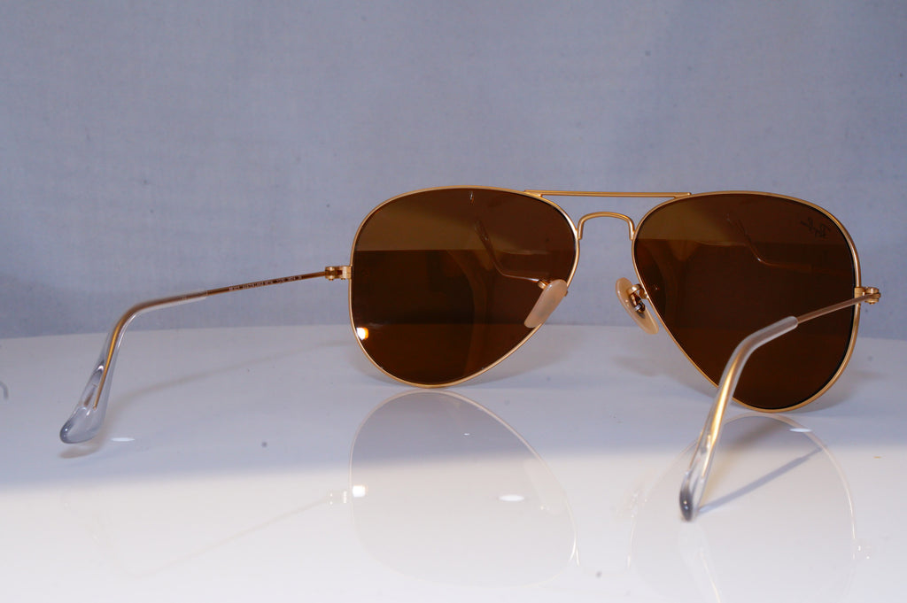 RAY-BAN Mens Mirror Designer Sunglasses Gold Aviator RB 3025 112/93 18418