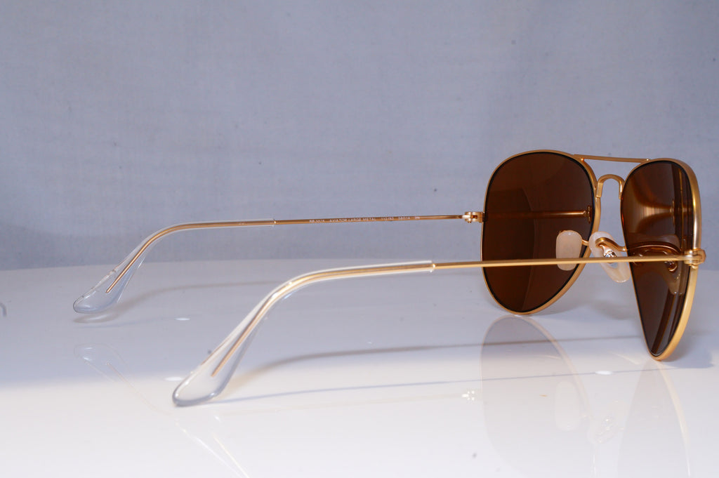 RAY-BAN Mens Mirror Designer Sunglasses Gold Aviator RB 3025 112/93 18418