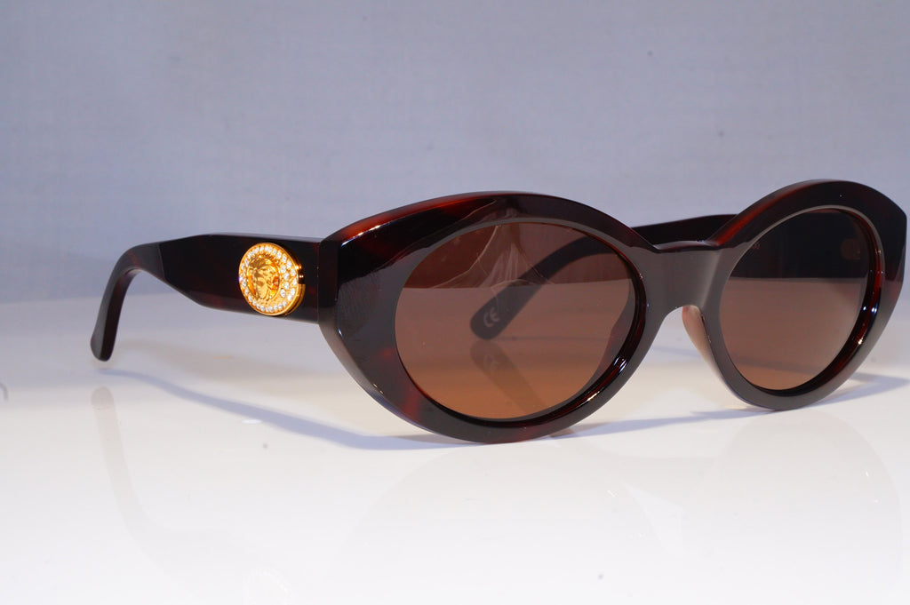 GIANNI VERSACE Diamante Vintage 1990 Designer Sunglasses Brown 480/H 900 20013