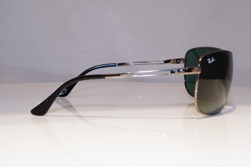 RAY-BAN Mens Designer Sunglasses Silver Shield RB 3466 004/71 20996