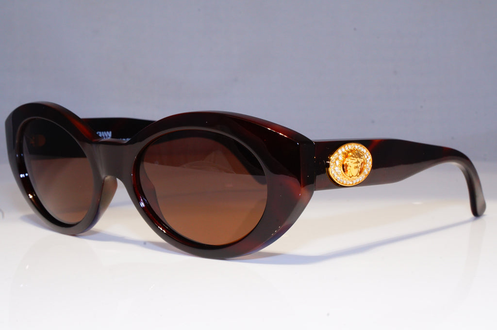 GIANNI VERSACE Diamante Vintage 1990 Designer Sunglasses Brown 480/H 900 20013