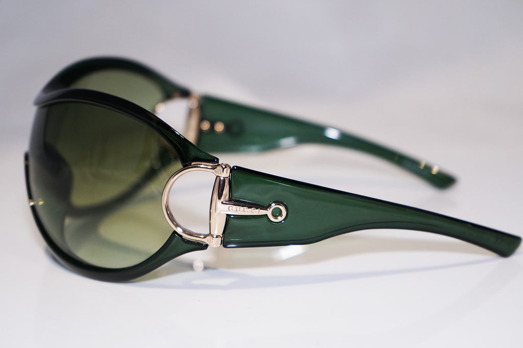 GUCCI Womens Designer Sunglasses Green Shield GG 2561 PT1 15956