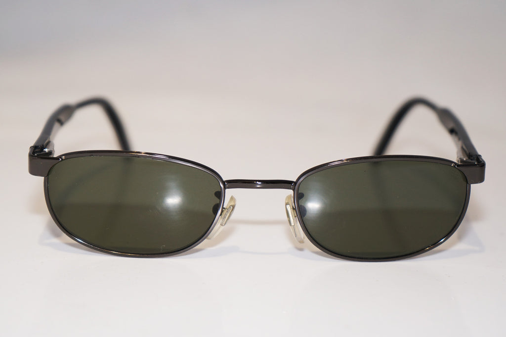 DOLCE & GABBANA 1990 Vintage Mens Designer Sunglasses Black Oval DG106 731 16842