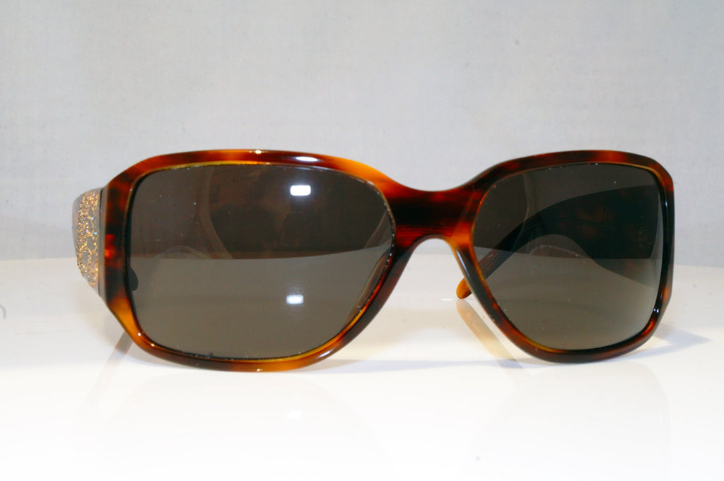 VERSACE Womens Diamante Designer Sunglasses Brown Butterfly 4110-B 163/3 17032