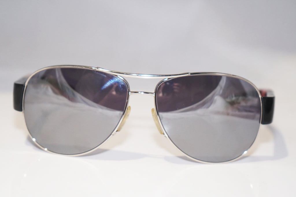 PRADA Mens Designer Mirror Sunglasses Silver Aviator SPS 51H 1BC-3M1 14786