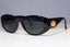 GIANNI VERSACE Mens Vintage 1990 Designer Sunglasses Black GOLD 4V4/A 852 20065