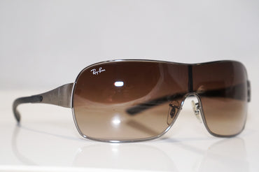 RAY-BAN Mens Designer Sunglasses Silver Shield RB 3392 004/13 16633