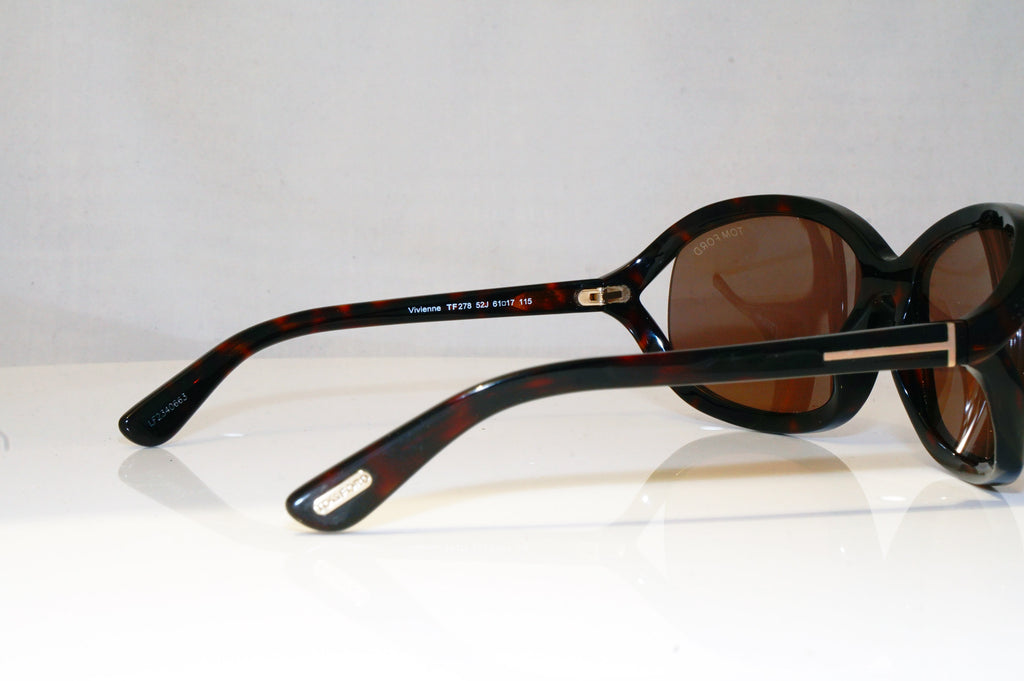 TOM FORD Womens Designer Sunglasses Brown Butterfly Vivienne TF278 52J 17028