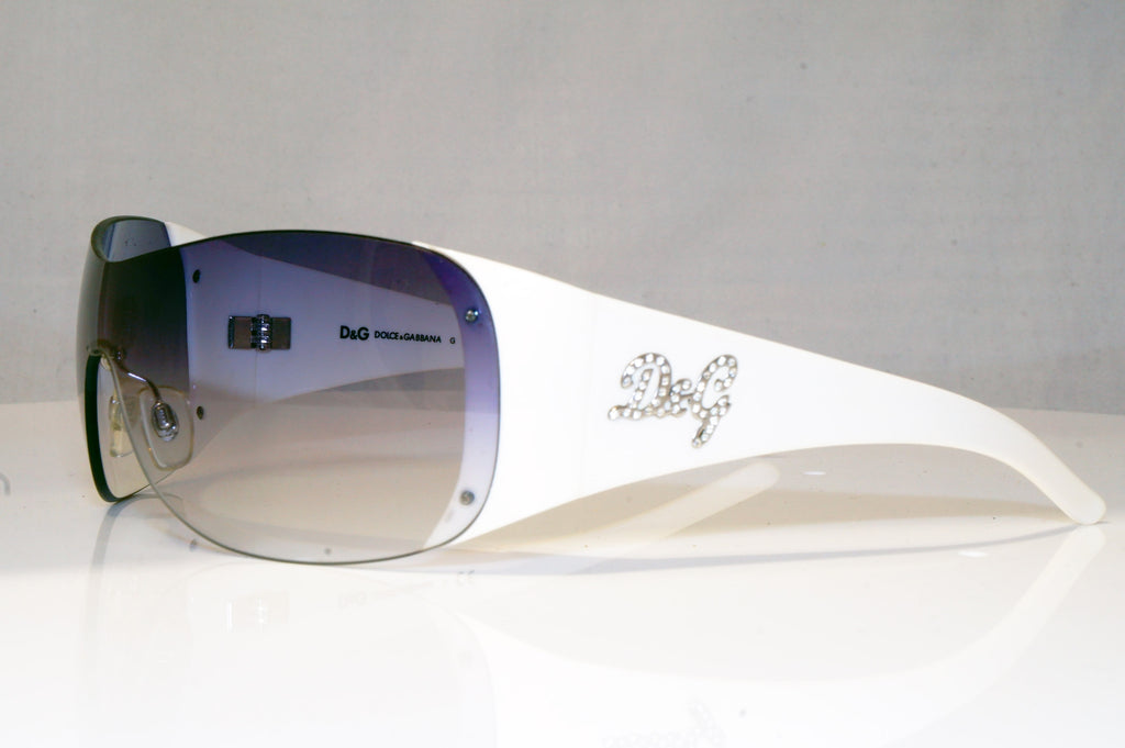 DOLCE & GABBANA Womens Diamante Designer Sunglasses White 8037B 508/8G 17054