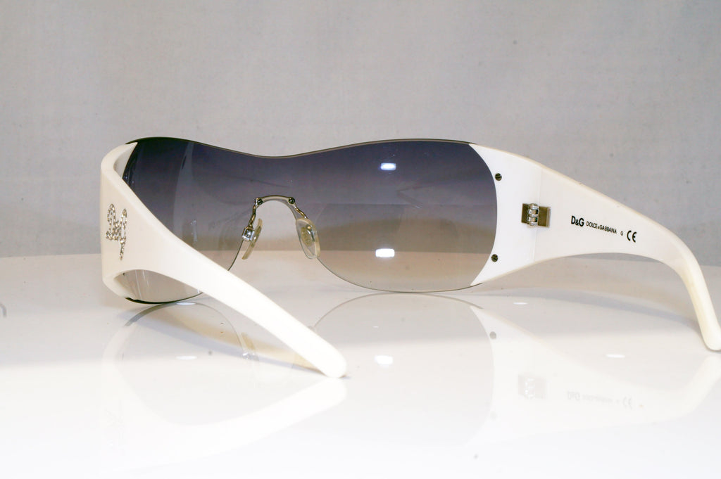 DOLCE & GABBANA Womens Diamante Designer Sunglasses White 8037B 508/8G 17054