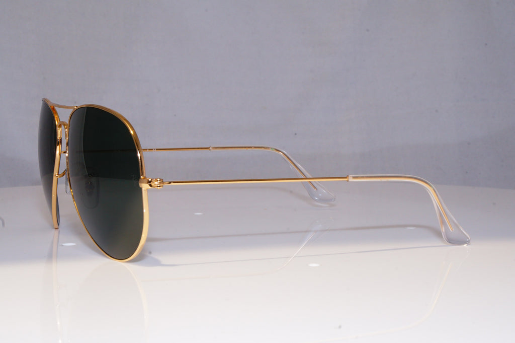 RAY-BAN Mens Designer Sunglasses Gold Aviator 62mm RB 3026 L2846 18402