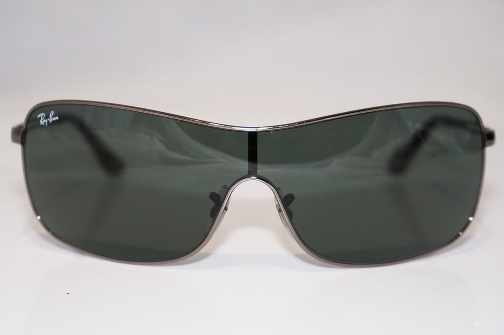 RAY-BAN Mens Designer Sunglasses Silver Shield RB 3466 004/71 16650