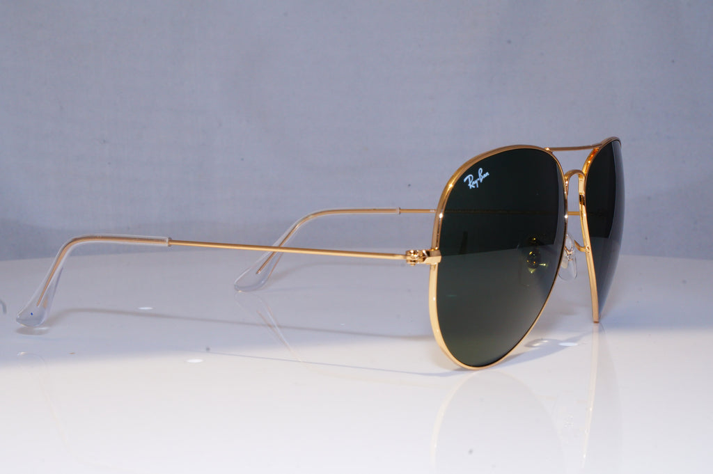 RAY-BAN Mens Designer Sunglasses Gold Aviator 62mm RB 3026 L2846 18402