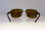 PRADA Mens Polarized Designer Sunglasses Brown Rectangle SPS 54I 5AV-6S1 21101