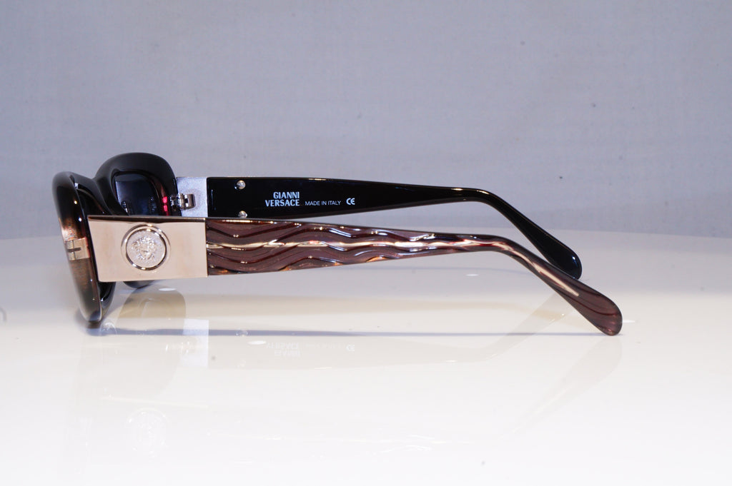 GIANNI VERSACE Mens Vintage 1990 Designer Sunglasses Brown 257/M 381 20000 NOS