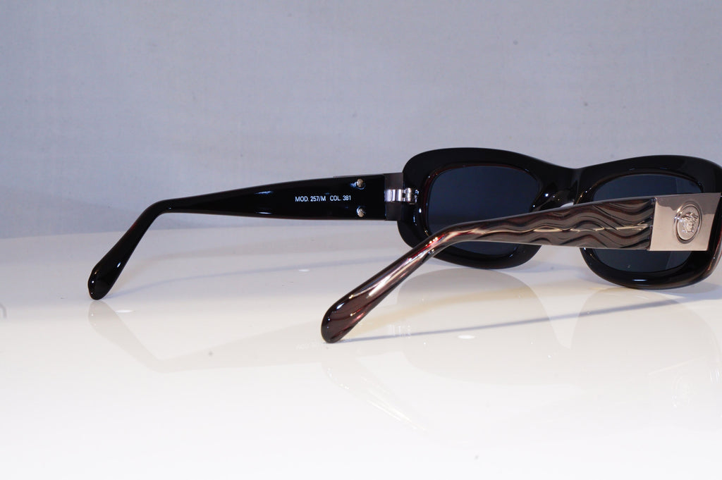GIANNI VERSACE Mens Vintage 1990 Designer Sunglasses Brown 257/M 381 20000 NOS