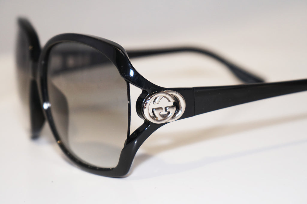 GUCCI Womens Designer Sunglasses Black Square GG 2986 D28ZR 16625