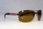 PRADA Mens Polarized Designer Sunglasses Brown Rectangle SPS 54I 5AV-6S1 21101