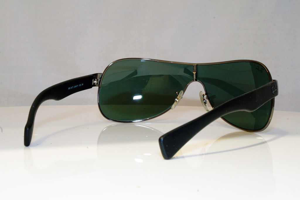 RAY-BAN Mens Designer Sunglasses Black Shield RB 3471 004/71 17031