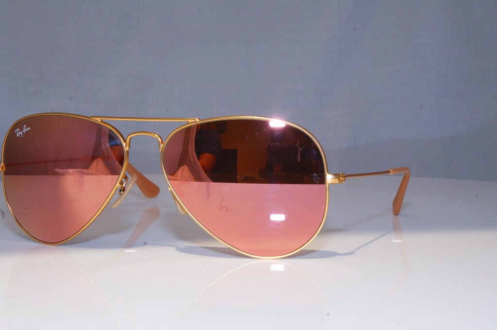 RAY-BAN Mens Womens Designer Sunglasses Aviator ROSE GOLD RB 3025 112/85 18372