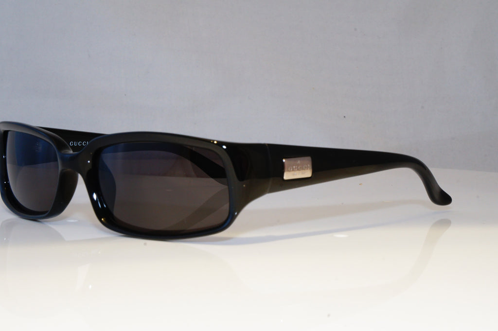 GUCCI Mens Boxed Vintage Designer Sunglasses Black Rectangle GG 2455 E1K 20965