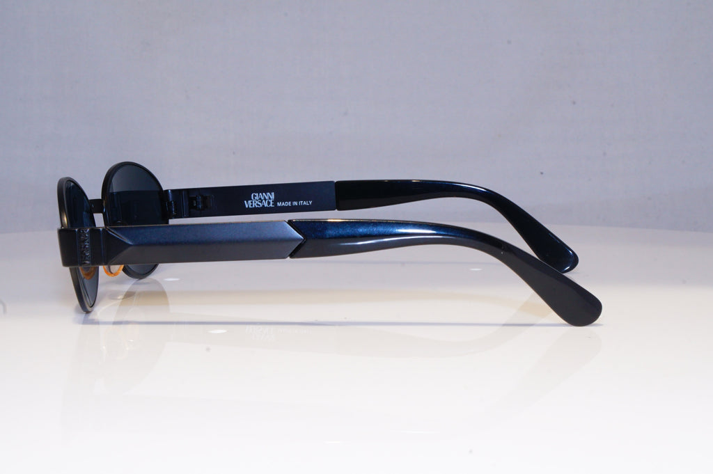 GIANNI VERSACE Mens Vintage 1990 Designer Sunglasses Black S30 28 19990 NOS