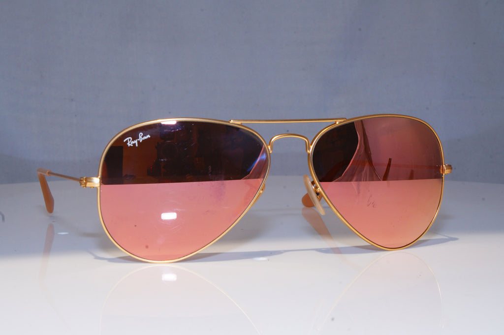 RAY-BAN Mens Womens Designer Sunglasses Aviator ROSE GOLD RB 3025 112/85 18372